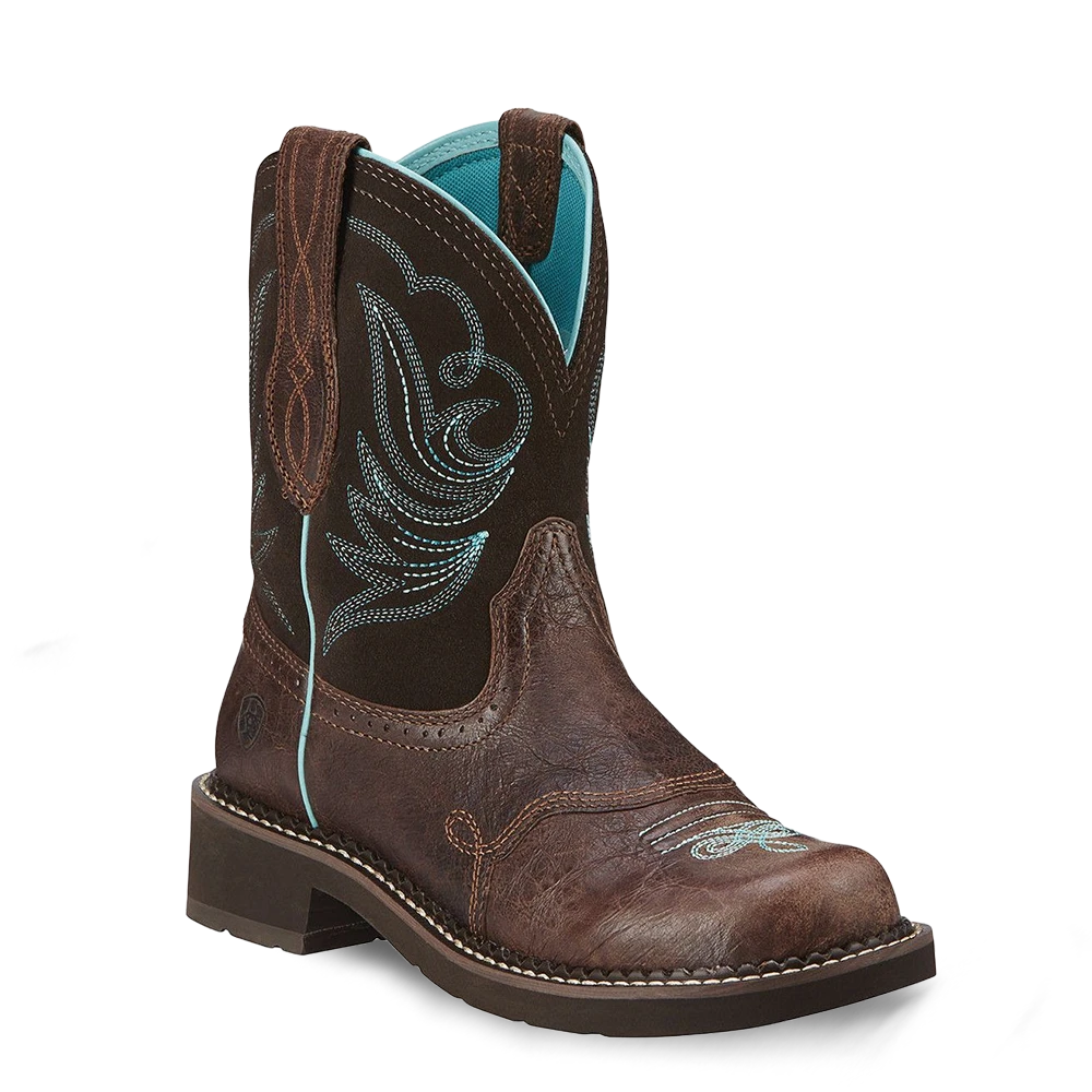 Ariat Ladies Fatbaby Heritage Dapper Royal Choc Short Boots 10016238 3 Ariat Ladies Fatbaby Heritage Dapper Royal Choc Short Boots 10016238