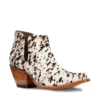 Ariat Ladies Dixon Brown & White Cowhide Ankle Bootie 10033882 2 Ariat Ladies Dixon Brown & White Cowhide Ankle Bootie 10033882 -Ariat 10033882