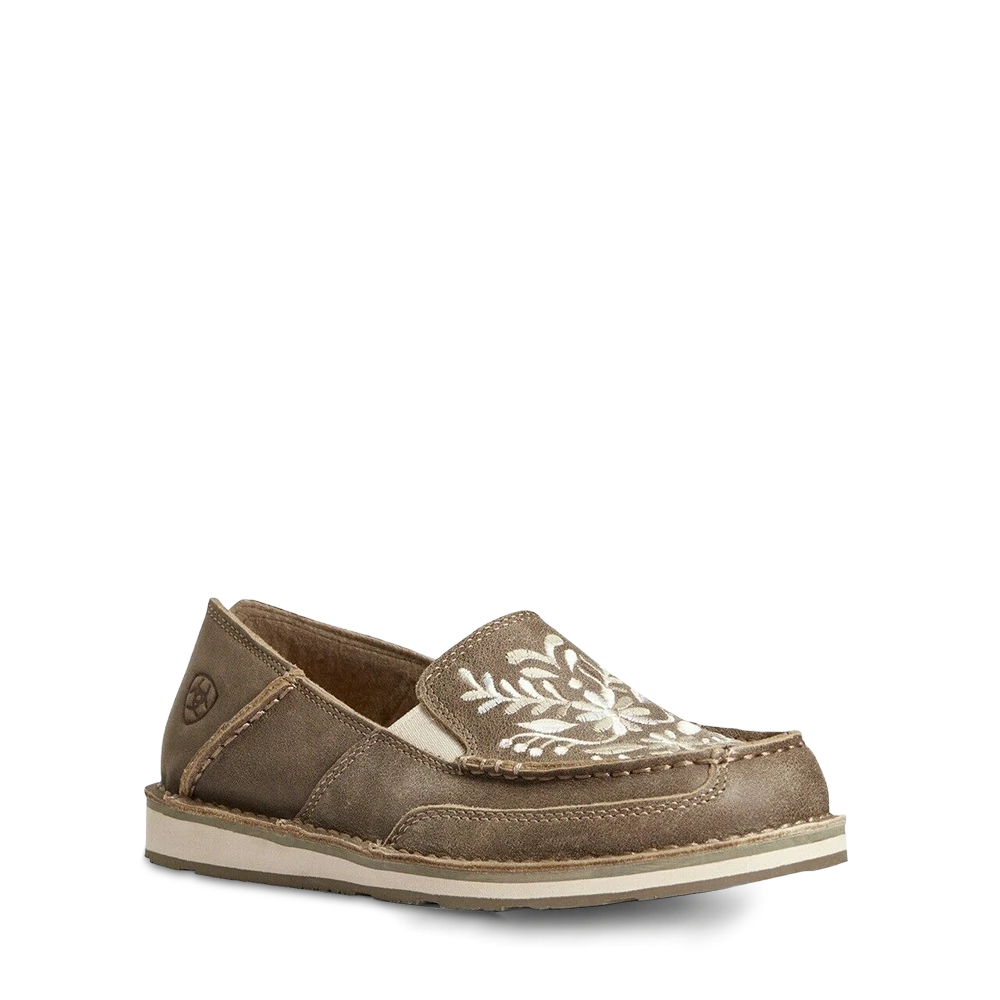 Ariat® Ladies Brown Bomber Embroidered Cruiser Shoe 10034098 3 Ariat® Ladies Brown Bomber Embroidered Cruiser Shoe 10034098