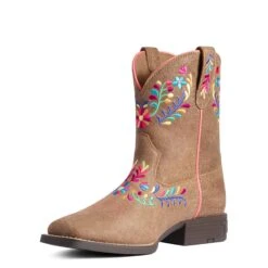 Ariat Youth Girl's Wild Flower Canyon Tan Boots 10038442 10 Ariat Youth Girl's Wild Flower Canyon Tan Boots 10038442 -Ariat 10038442 2