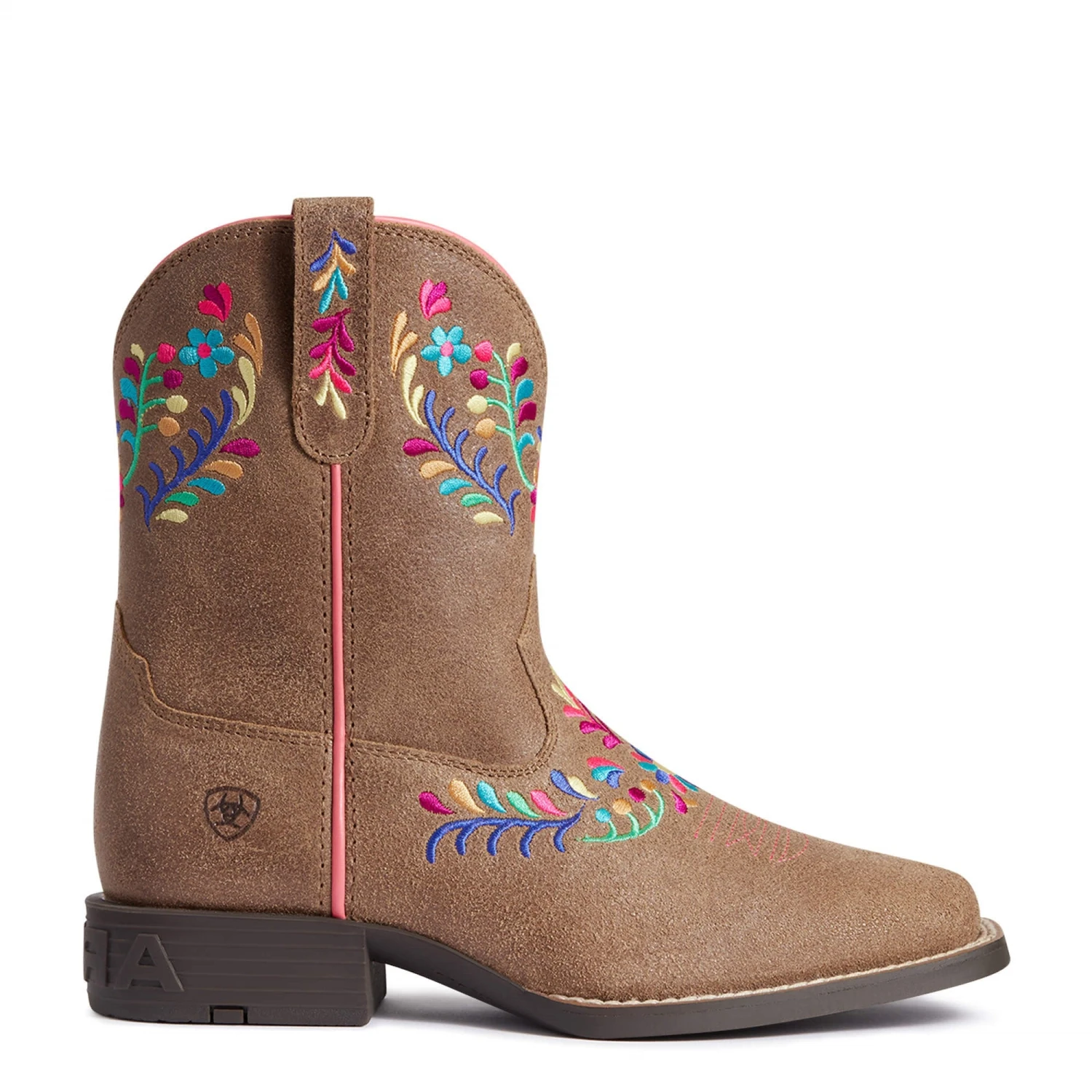 Ariat Youth Girl's Wild Flower Canyon Tan Boots 10038442 6 Ariat Youth Girl's Wild Flower Canyon Tan Boots 10038442 - Image 4