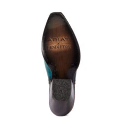 Ariat Ladies Pendleton Dixon Aged Turquoise Snip Toe Booties 10038474 9 Ariat Ladies Pendleton Dixon Aged Turquoise Snip Toe Booties 10038474 -Ariat 10038474 sole