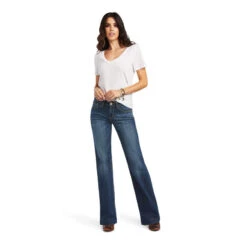 Ariat Ladies Alana Perfect Rise Denim Trouser Jeans 10040805 11 Ariat Ladies Alana Perfect Rise Denim Trouser Jeans 10040805 -Ariat 10040805 full