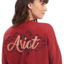Ariat® Ladies Heather Red R.E.A.L.™ Graphic T-Shirt 10041335 -Ariat 10041335b