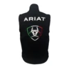 Ariat® Men's Mexico New Team Black Softshell Vest 10043951 2 Ariat® Men's Mexico New Team Black Softshell Vest 10043951 -Ariat 10043951B