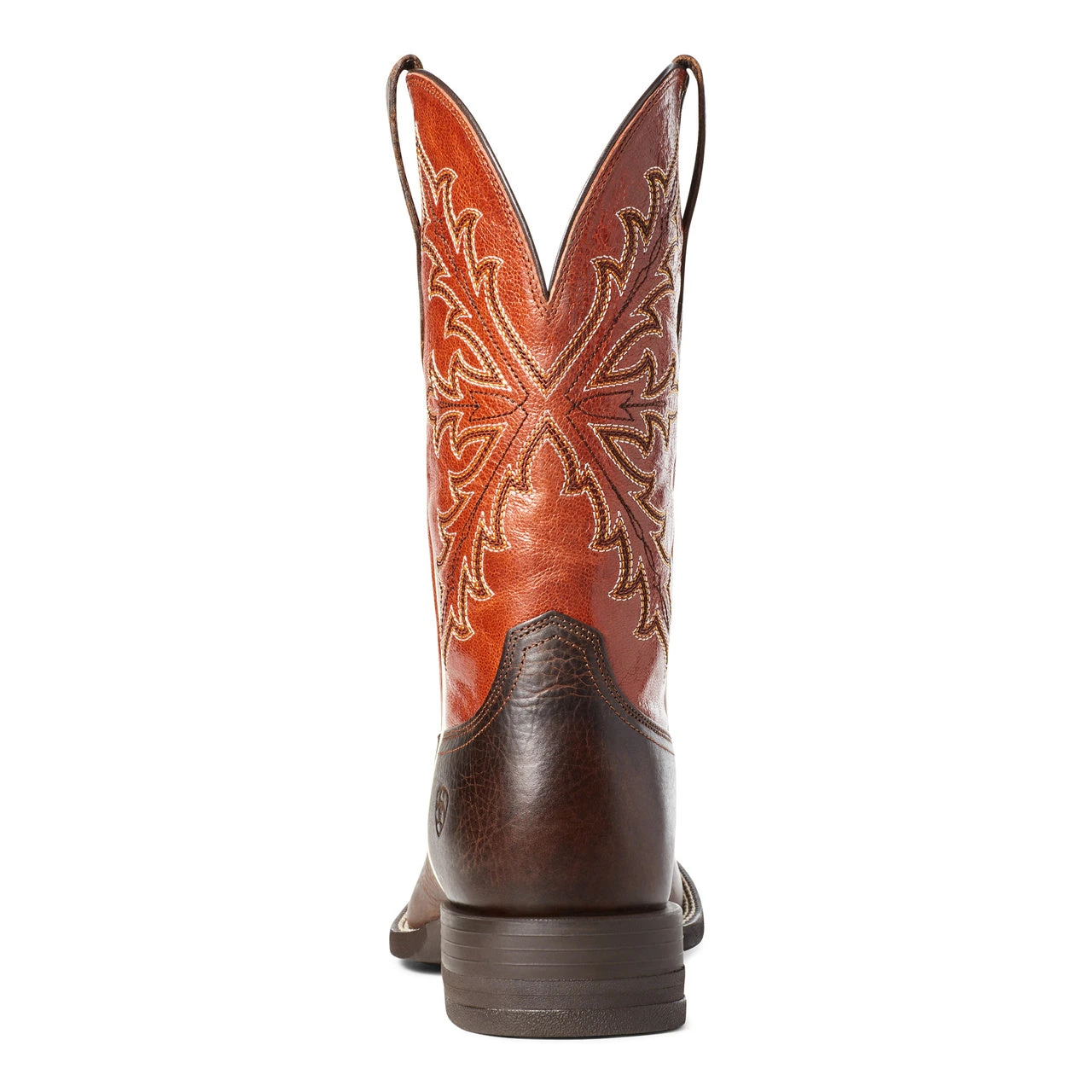 Ariat Men's Qualifier Wicker & Orange Boom Boots 10035900 6 Ariat Men's Qualifier Wicker & Orange Boom Boots 10035900 - Image 4