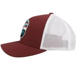 Hooey Men's "Cheyenne" Maroon And White Hat 2144T-MAWH -Ariat 2144T MAWH05 1000x1000 3268d27d fd88 4377 b352 5ecedd3e086c