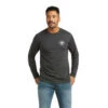 Ariat Men's Exposure Long Sleeve T-Shirt Charcoal Heather 10037027 2 Ariat Men's Exposure Long Sleeve T-Shirt Charcoal Heather 10037027 -Ariat 220th sm cqT63TWEqT51