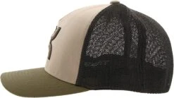 Hooey® Men's Coach 5-panel Tan & Brown Flexfit Cap 2212TNBR 9 Hooey® Men's Coach 5-panel Tan & Brown Flexfit Cap 2212TNBR -Ariat 2212TNBRside