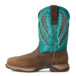Ariat® Ladies VentTEK™ Turquoise Composite Toe Work Boots 10031663 -Ariat 57 9b50577e 1e33 4155 ba9f 4ae5f4606313