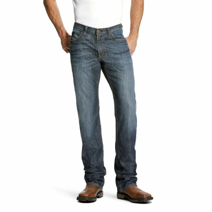 Ariat® Men's FR M4 Low Rise DuraStretch Light Boot Cut Jeans 10023466 4 Ariat® Men's FR M4 Low Rise DuraStretch Light Boot Cut Jeans 10023466 - Image 2