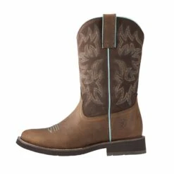 Ariat Ladies Delilah Round Toe Distressed Brown Boots 10021457 9 Ariat Ladies Delilah Round Toe Distressed Brown Boots 10021457 -Ariat 57 e75b37ca c73d 489f adf6 7828bc102d19