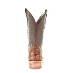 Corral Boots Corral Men's Antique Saddle Caiman Leather Boots A4055 -Ariat A4055 4