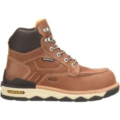 Carolina Men's 6" Guardian Waterproof Moc Composite Toe Work Boots CA7834 7 Carolina Men's 6" Guardian Waterproof Moc Composite Toe Work Boots CA7834 -Ariat CR CA7834 DBR2