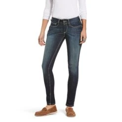 Ariat® Ladies R.E.A.L Mid Rise Outseam Ella Skinny Jeans 10018357 5 Ariat® Ladies R.E.A.L Mid Rise Outseam Ella Skinny Jeans 10018357 -Ariat F16 WMS WEST Gaglione 10018357 front