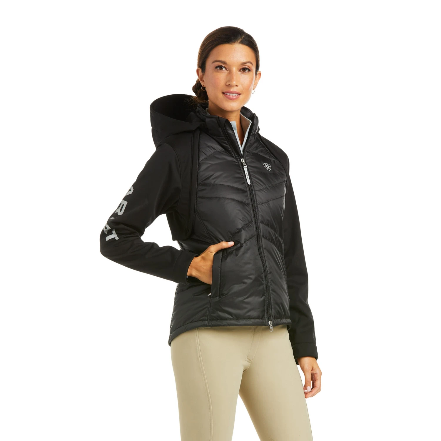 Ariat® Ladies Salient Black Jacket 10037513 3 Ariat® Ladies Salient Black Jacket 10037513