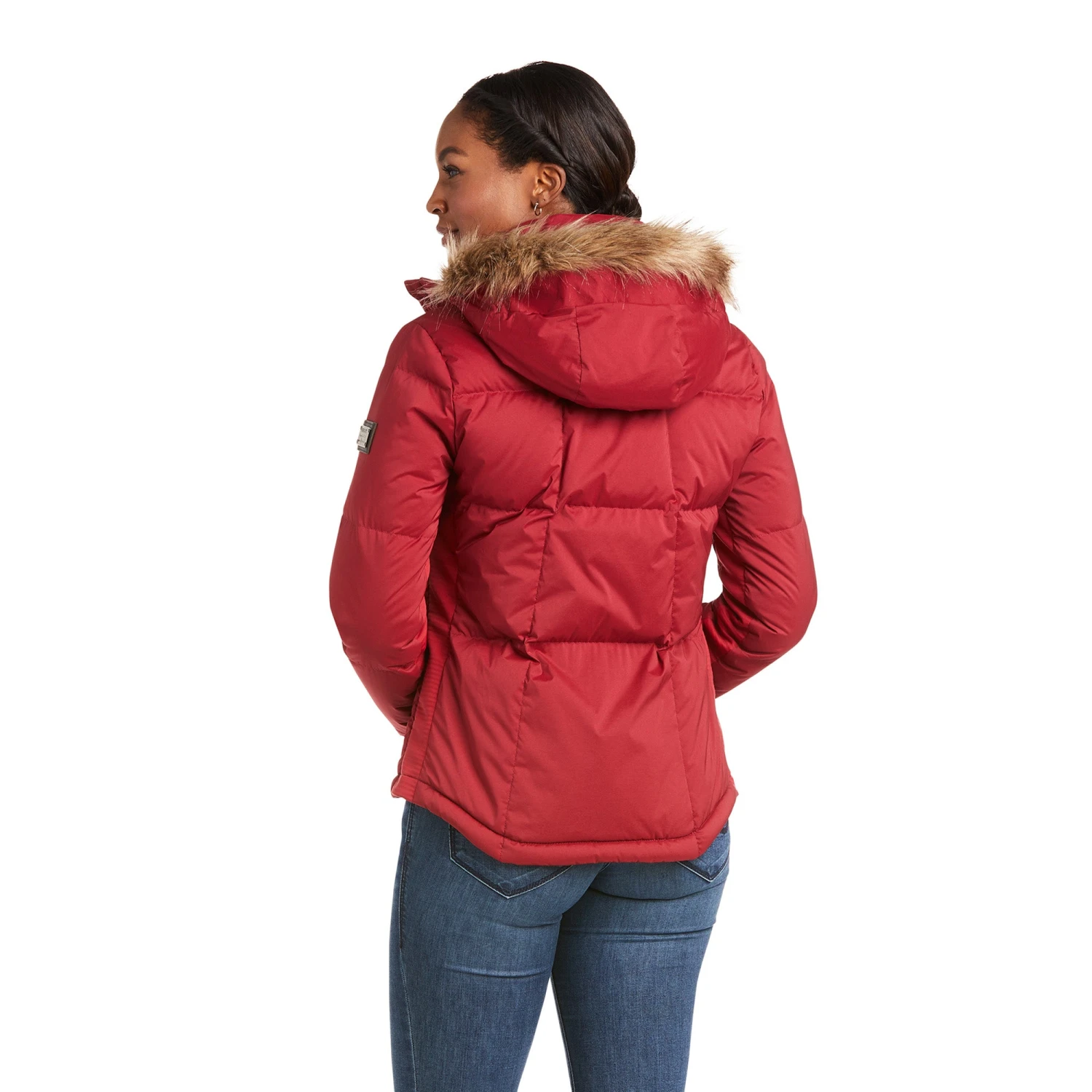 Ariat® Ladies Altitude Down Red Rhubard Jacket 10037471 4 Ariat® Ladies Altitude Down Red Rhubard Jacket 10037471 - Image 2