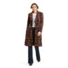 Ariat® Ladies Katharine Multi Color Aztec Sherpa Long Coat 10037241 -Ariat F21 WMS WEST 10037241 front