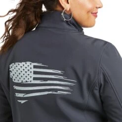 Ariat Ladies Team Patriot Concealed Carry India Ink Jacket 10037438 -Ariat F21 WMS WEST 10037438 detail01 plus