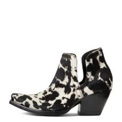 Ariat® Ladies Dixon Haircalf Black & White Snip Toe Booties 10041025 13 Ariat® Ladies Dixon Haircalf Black & White Snip Toe Booties 10041025 -Ariat F21 WMS WEST 10041025 side