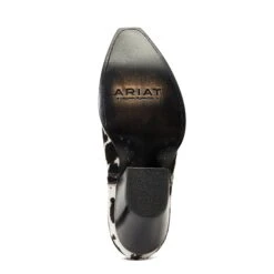 Ariat® Ladies Dixon Haircalf Black & White Snip Toe Booties 10041025 15 Ariat® Ladies Dixon Haircalf Black & White Snip Toe Booties 10041025 -Ariat F21 WMS WEST 10041025 sole 1