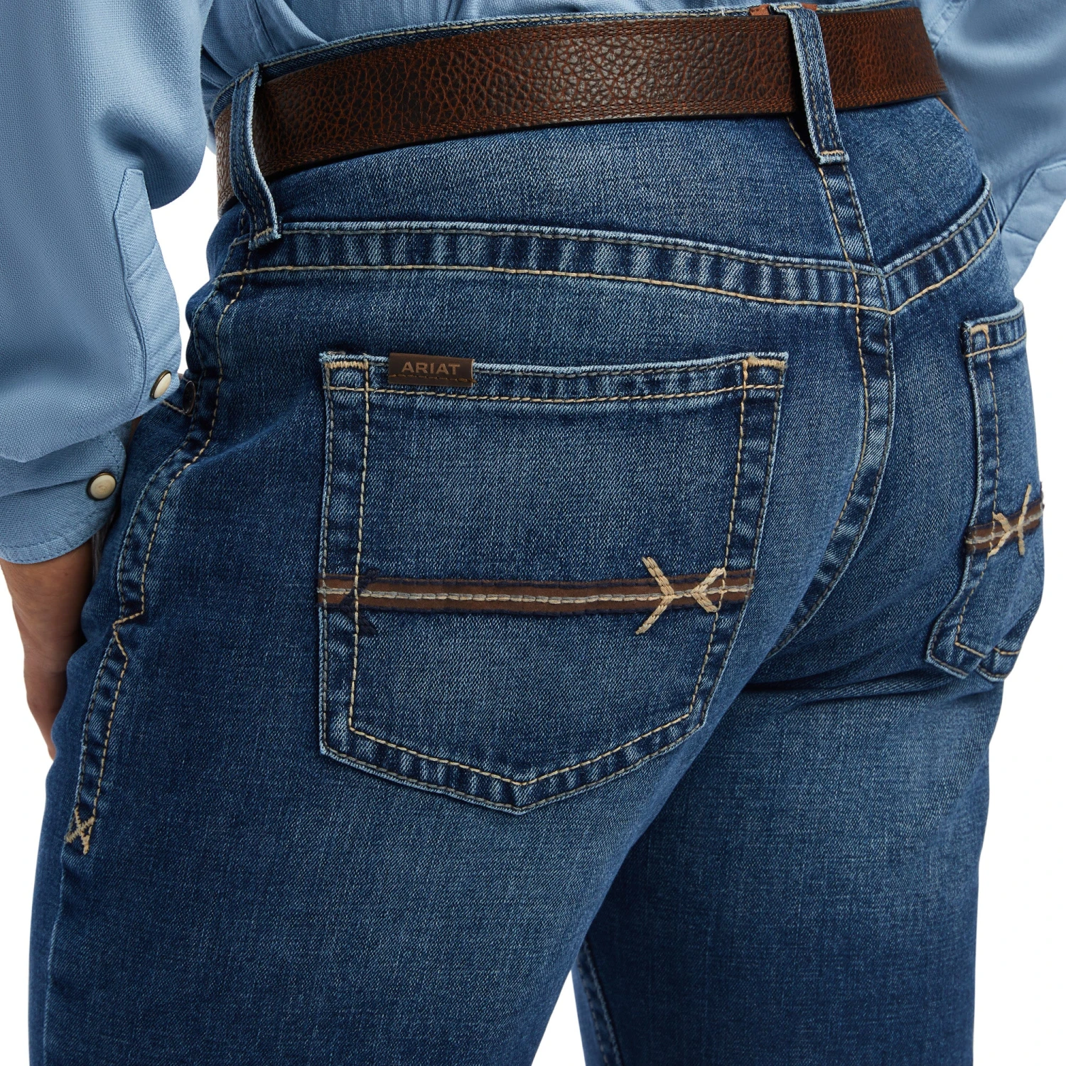 Ariat® Men's M2 Traditional Relaxed Cutler Bootcut Jeans 10041100 5 Ariat® Men's M2 Traditional Relaxed Cutler Bootcut Jeans 10041100 - Image 3