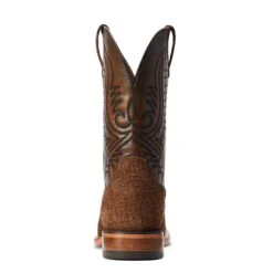 Ariat® Men's Circuit Paxton Tan Hippo Print Square Toe Boots 10042407 -Ariat F22 MNS WEST 10042407 heel