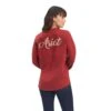 Ariat® Ladies Heather Red R.E.A.L.™ Graphic T-Shirt 10041335 1 Ariat® Ladies Heather Red R.E.A.L.™ Graphic T-Shirt 10041335 -Ariat F22 WMS WEST 10041335 back