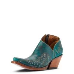 Ariat® Ladies Jolene Turkos Side Zip Western Booties 10042425 11 Ariat® Ladies Jolene Turkos Side Zip Western Booties 10042425 -Ariat F22 WMS WEST 10042425 3 4 front