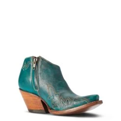 Ariat® Ladies Jolene Turkos Side Zip Western Booties 10042425 10 Ariat® Ladies Jolene Turkos Side Zip Western Booties 10042425 -Ariat F22 WMS WEST 10042425 medial