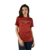 Kimes Ranch® Ladies Outlier Tech Rust Short Sleeve T-Shirt OUTT-RST -Ariat Kimesranch1