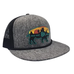 Red Dirt® Billboard Charcoal & Black Trucker Cap RDHC286