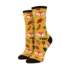SockSmith Ladies Foxy Fall Yellow Crew Socks WNC2808-YEL -Ariat My project 2023 05 24T132838.344