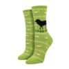 SockSmith Ladies Farm Girl Green Crew Socks WNC2974-GEE 1 SockSmith Ladies Farm Girl Green Crew Socks WNC2974-GEE -Ariat My project 2023 05 24T142151.015