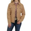 Cinch Ladies Khaki Trucker Jacket MAJ9878003 2 Cinch Ladies Khaki Trucker Jacket MAJ9878003 -Ariat Myproject 1 98