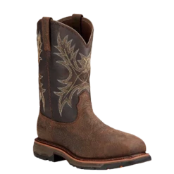 Ariat Men's Workhog H2O Wide Square Comp Toe Bruin Work Boots 10017420