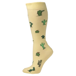Boot Doctor Ladies Cactus Yellow Tall Crew Socks 0417318