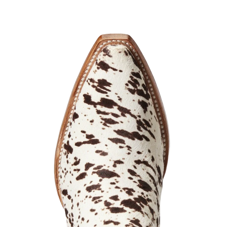 Ariat Ladies Dixon Brown & White Cowhide Ankle Bootie 10033882 4 Ariat Ladies Dixon Brown & White Cowhide Ankle Bootie 10033882 - Image 2