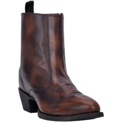 Laredo Men's Fletcher Tan Leather Ankle Boots 62074