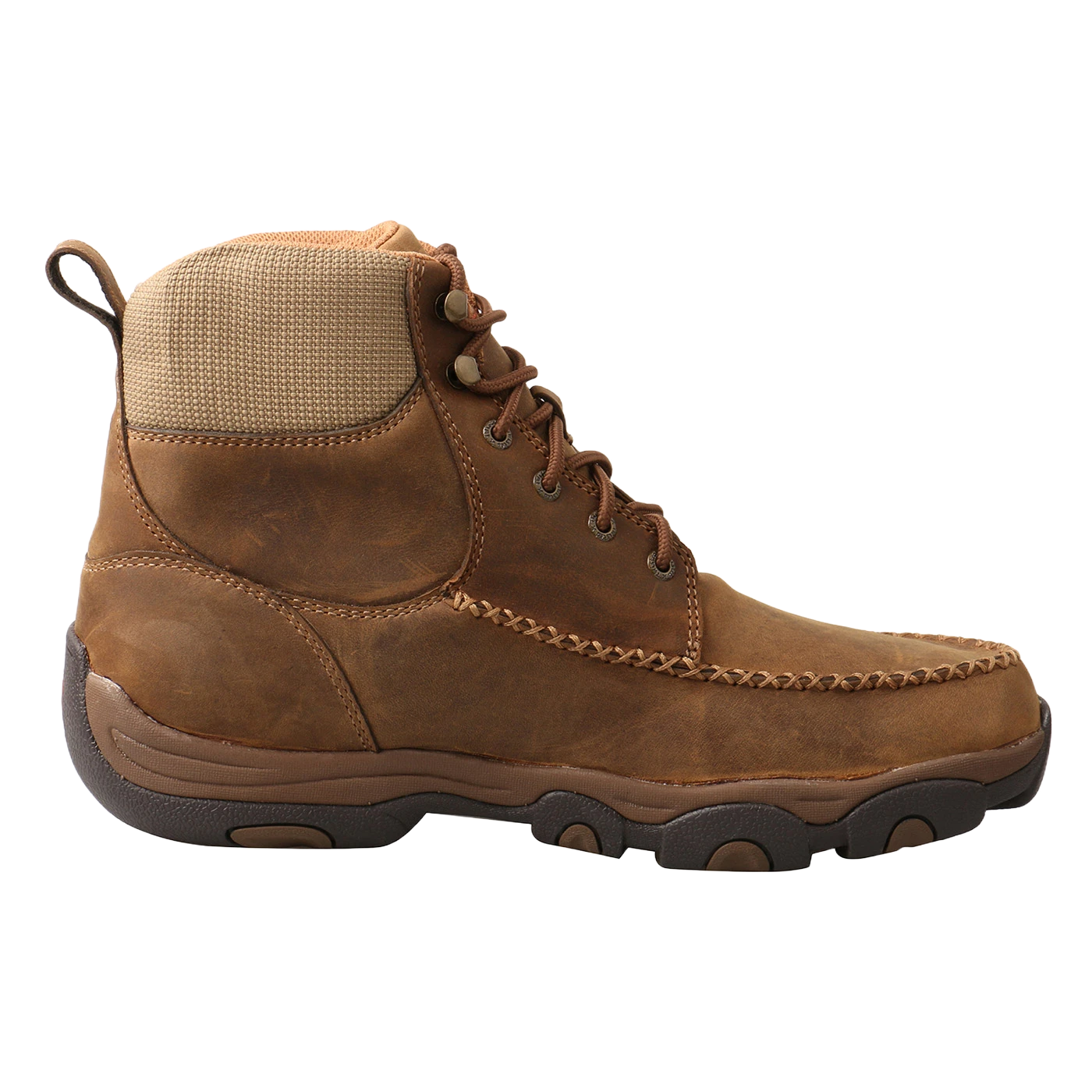 Twisted X Men's Distressed Saddle Brown Driving Moc Boots MHKW005 4 Twisted X Men's Distressed Saddle Brown Driving Moc Boots MHKW005 - Image 2