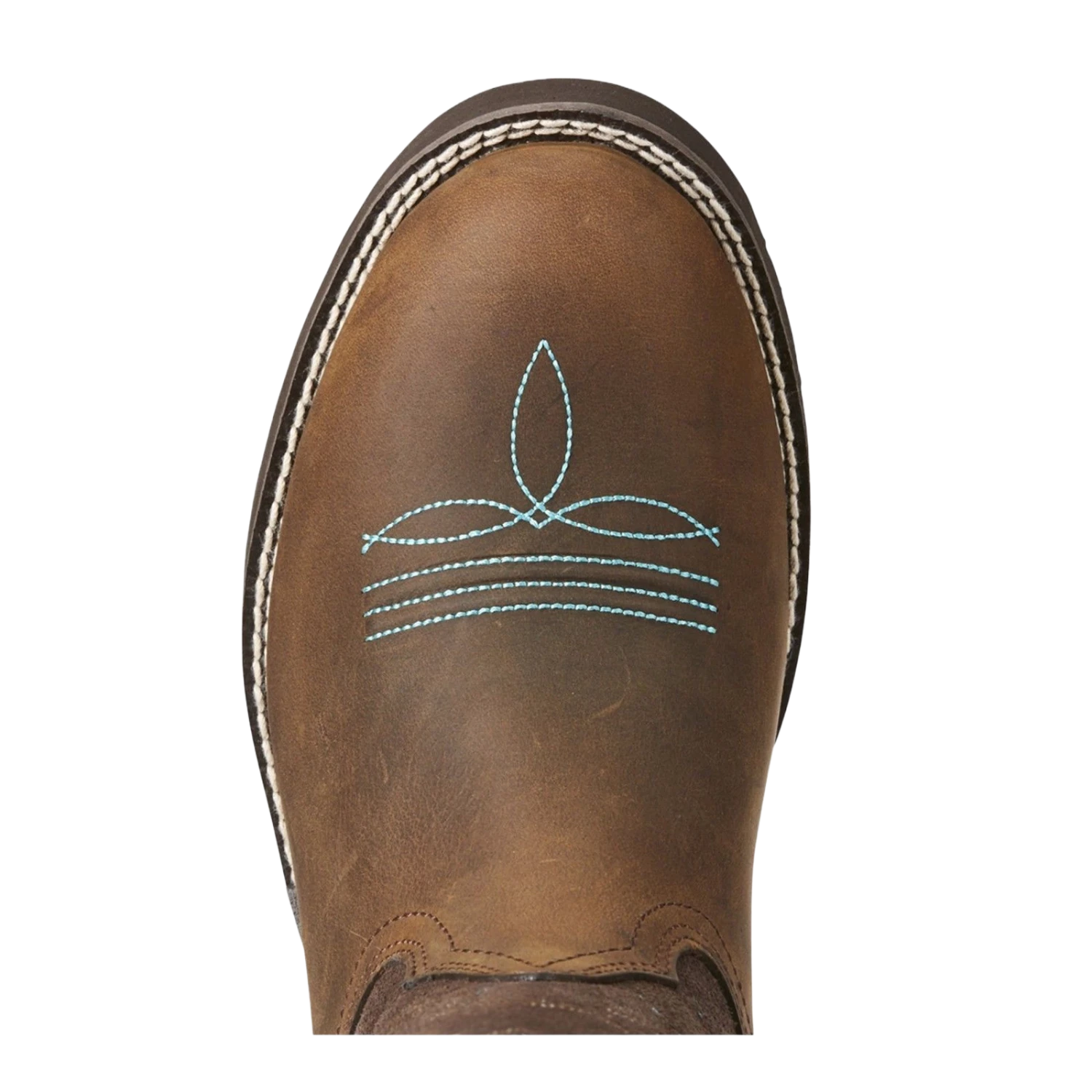 Ariat Ladies Delilah Round Toe Distressed Brown Boots 10021457 3 Ariat Ladies Delilah Round Toe Distressed Brown Boots 10021457 - Image 2