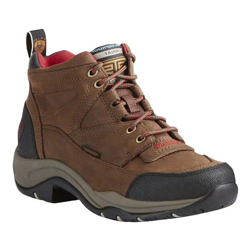 Ariat Ladies Terrain Waterproof Brown Lace-Up Boots 10021493 3 Ariat Ladies Terrain Waterproof Brown Lace-Up Boots 10021493