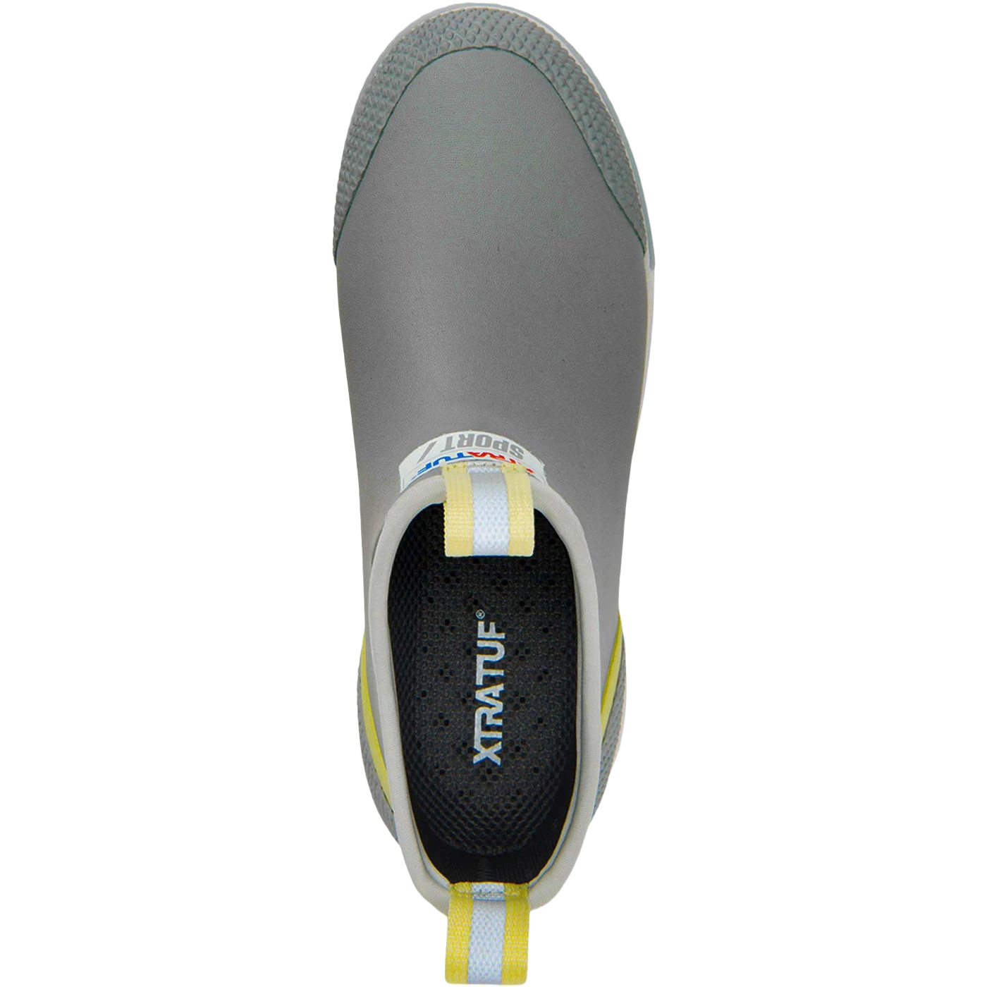 XTRATUF Ladies Ankle Deck Sport Gray & Yellow Boots ADSW-108 4 XTRATUF Ladies Ankle Deck Sport Gray & Yellow Boots ADSW-108 - Image 2