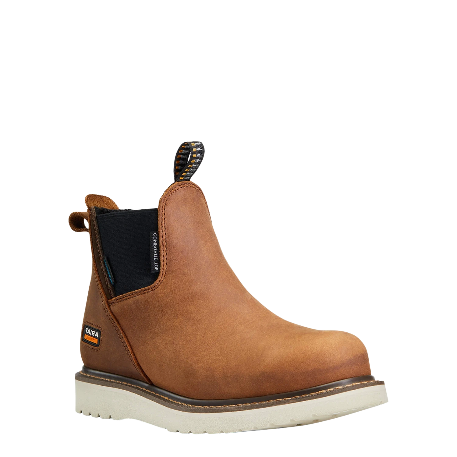 Ariat Ladies Rebar® Wedge Chelsea Aged Honey Composite Round Toe Boots 10042564 3 Ariat Ladies Rebar® Wedge Chelsea Aged Honey Composite Round Toe Boots 10042564