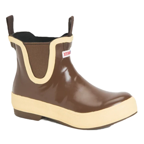XTRATUF® Ladies Legacy Ankle Deck Brown Rubber Boots LDBW-900 3 XTRATUF® Ladies Legacy Ankle Deck Brown Rubber Boots LDBW-900