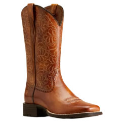AriatĀ® Ladies Round Up Remuda Naturally Rich Western Boot 10019905