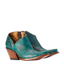 AriatĀ® Ladies Jolene Turkos Side Zip Western Booties 10042425