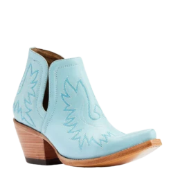 AriatĀ® Ladies Dixon Tiffany Blue Western Booties 10044482