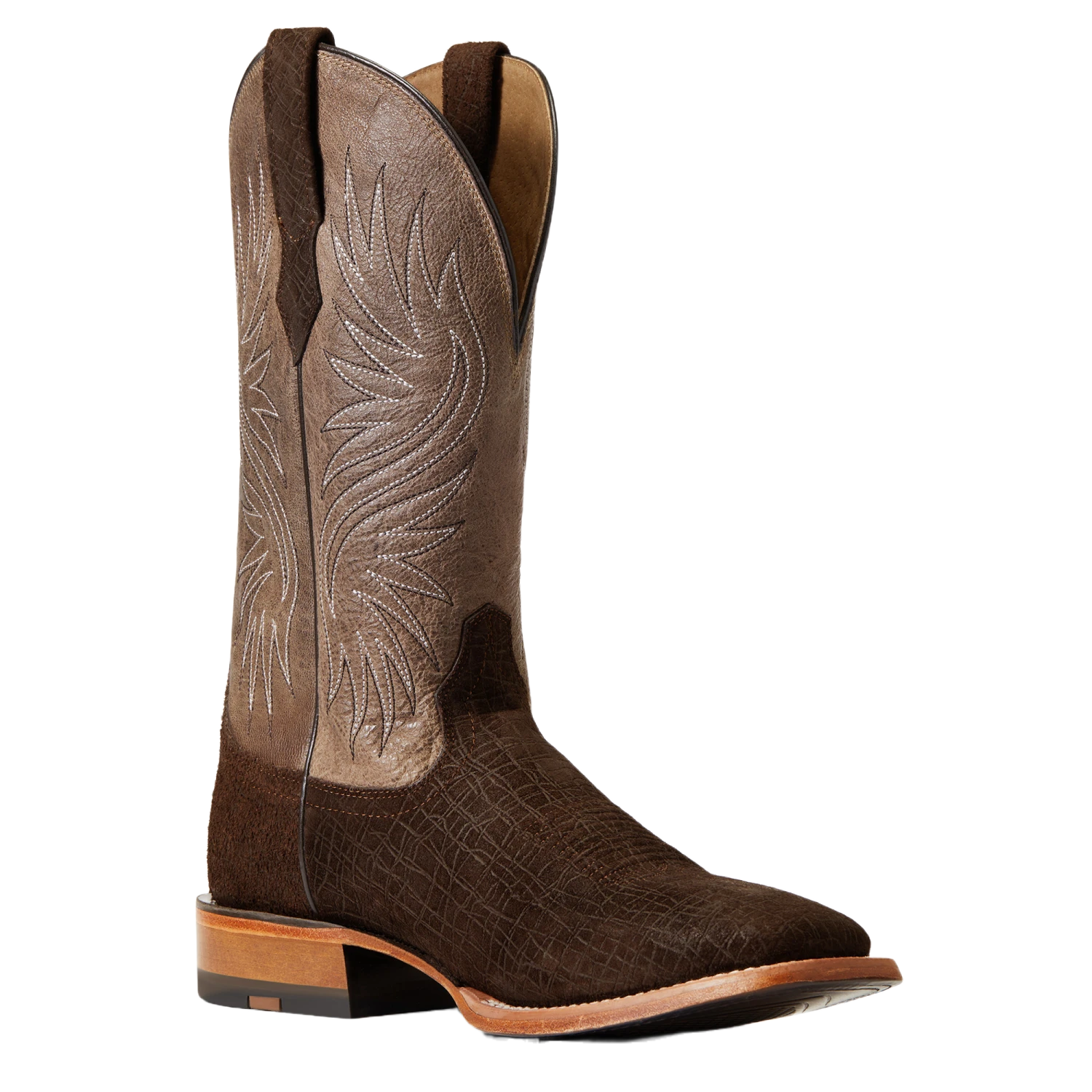 Ariat Men's Circuit Rockridge Dark Coffee & Conch Tan Boots 10040241 3 Ariat Men's Circuit Rockridge Dark Coffee & Conch Tan Boots 10040241