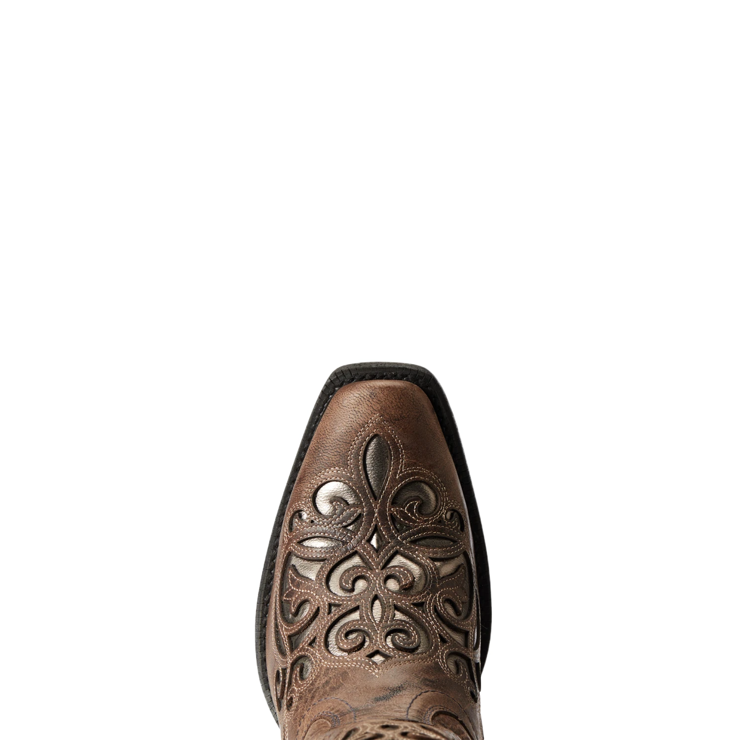 Ariat® Ladies Crackled Taupe & Gunmetal Divine Boots 10034110 4 Ariat® Ladies Crackled Taupe & Gunmetal Divine Boots 10034110 - Image 2